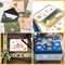 Glitter Star Foam Stickers - Sparkly Gold and Silver,Self Adhesive for Kids Crafts - Large & Small Sticky Stars Shape Pack of 208 PCS.